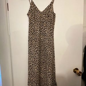 Cheetah Print Slip Dress